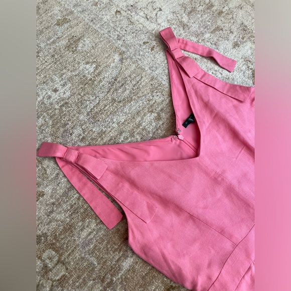 Ann Taylor Petite fit and flare Linen dress size 2P - Picture 2 of 12